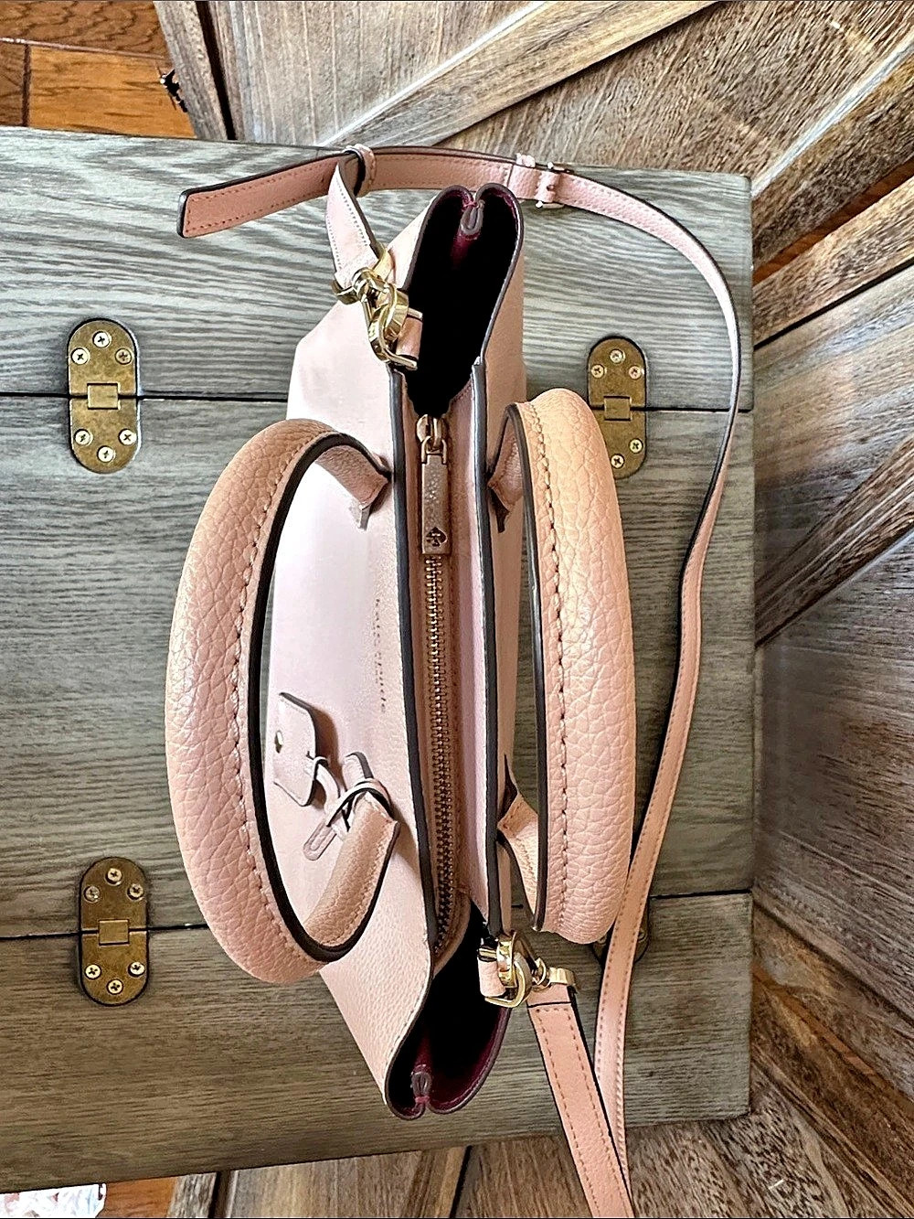 Kate Spade Small Satchel Light Pink Tote with Removable Crossbody Strap - Picture 5 of 16